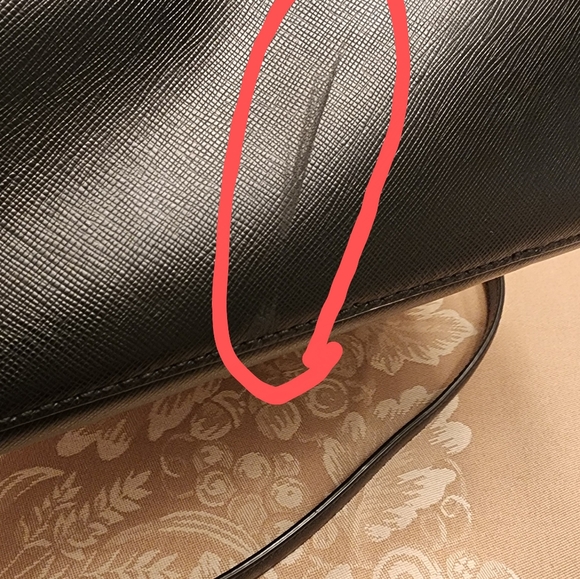 Large Michael Kors Greenwich Satchel (Black) - Picture 7 of 8